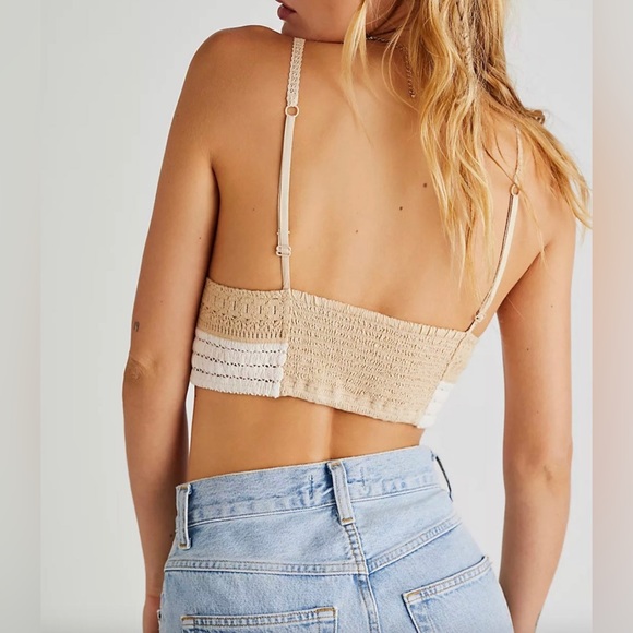 NWT Free People Another Weekend Longline Crochet Bralette - Picture 3 of 4